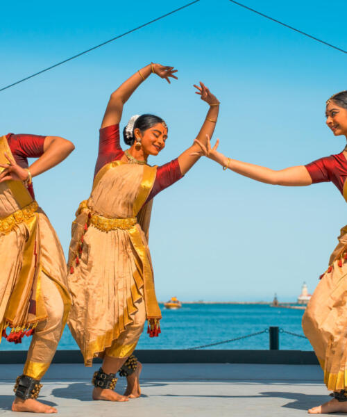 Natya Dance Theatre performs at Chicago Dance Month 2025. Michelle Reid Photography.