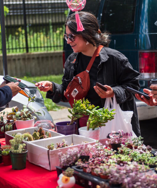 Maxwell Street Market in Chicago