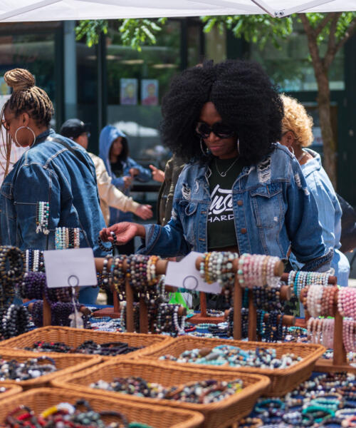 Maxwell Street Market in Chicago