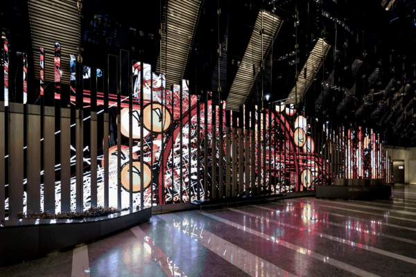 Free Art Show on largest LED wall in Chicago