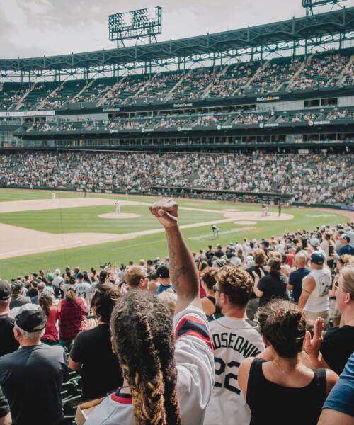 Chicago White Sox play at Rate Field; photo by Giovanni Garnica