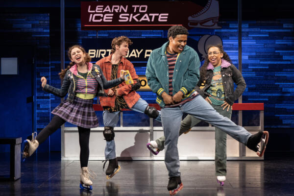 Skye Alyssa Friedman, Pierce Wheeler, Darron Hayes and Grace Capeless in the National Tour of KIMBERLY AKIMBO, photo by Joan Marcus