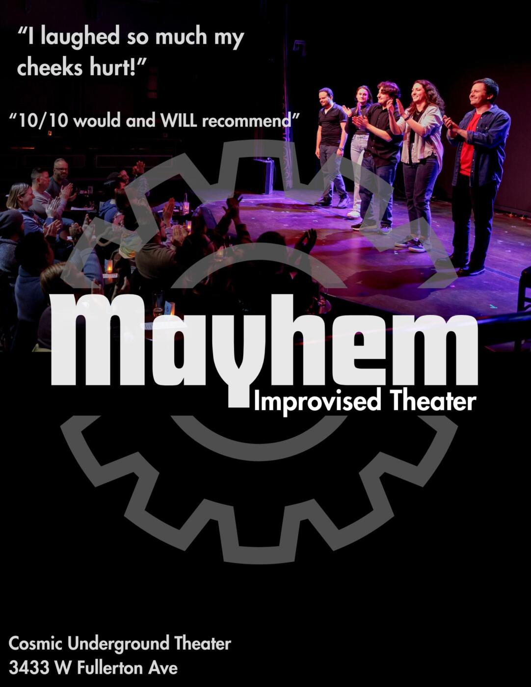 Mayhem Poster-Blank bottom for date