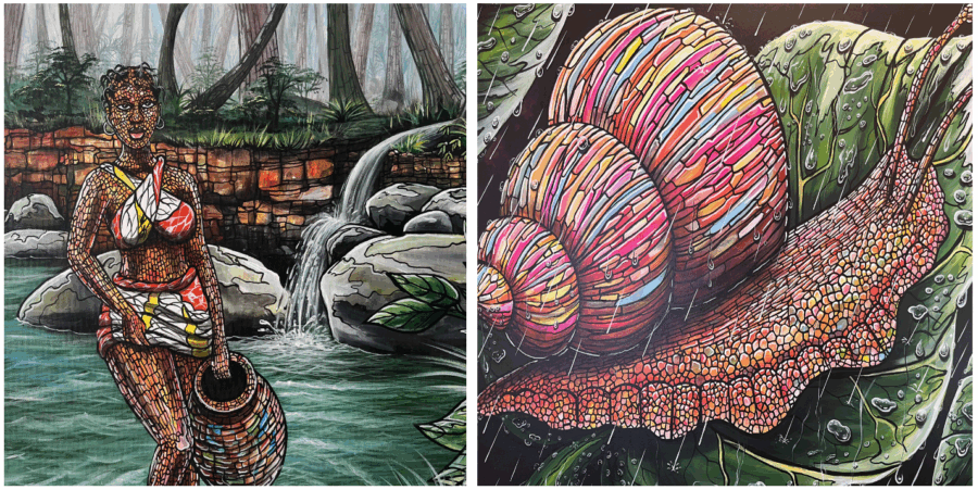 Abdoulaye Conde at Evanston Art Center