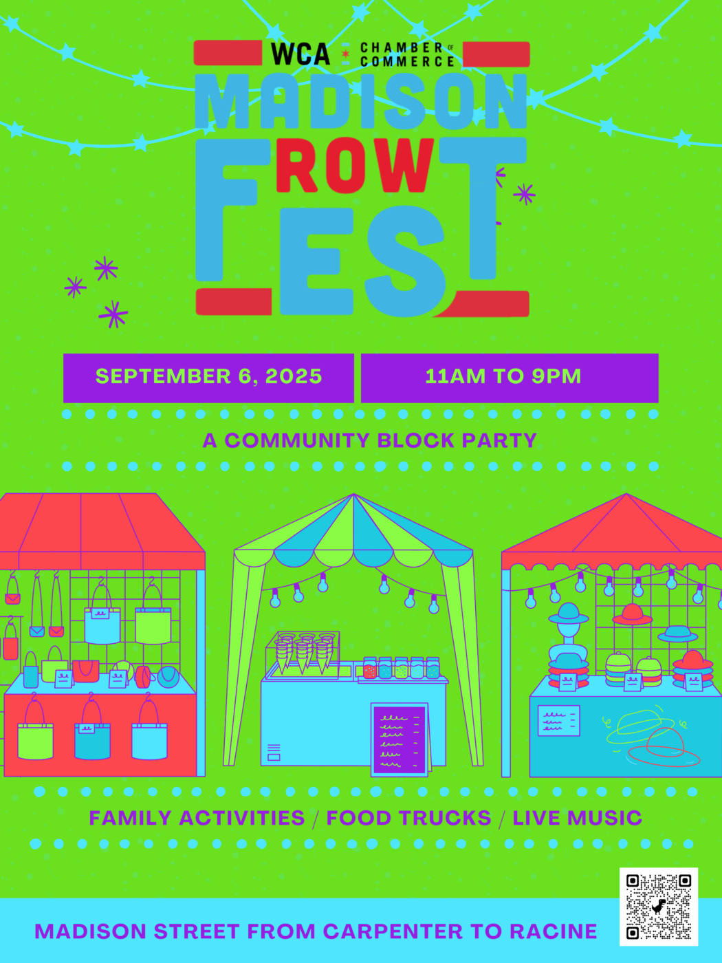 Madison Row Fest 2025 Poster (online)