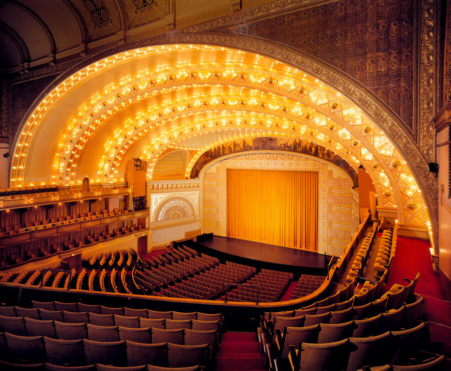 Interior of Adler & Sullivan’s 1889 Auditorium Theater in the Loop