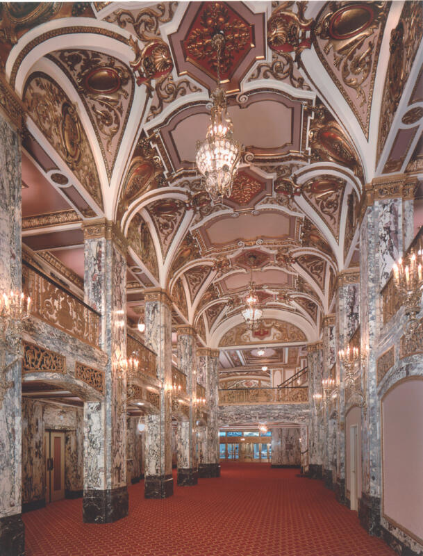 Cadillac Palace Theatre lobby