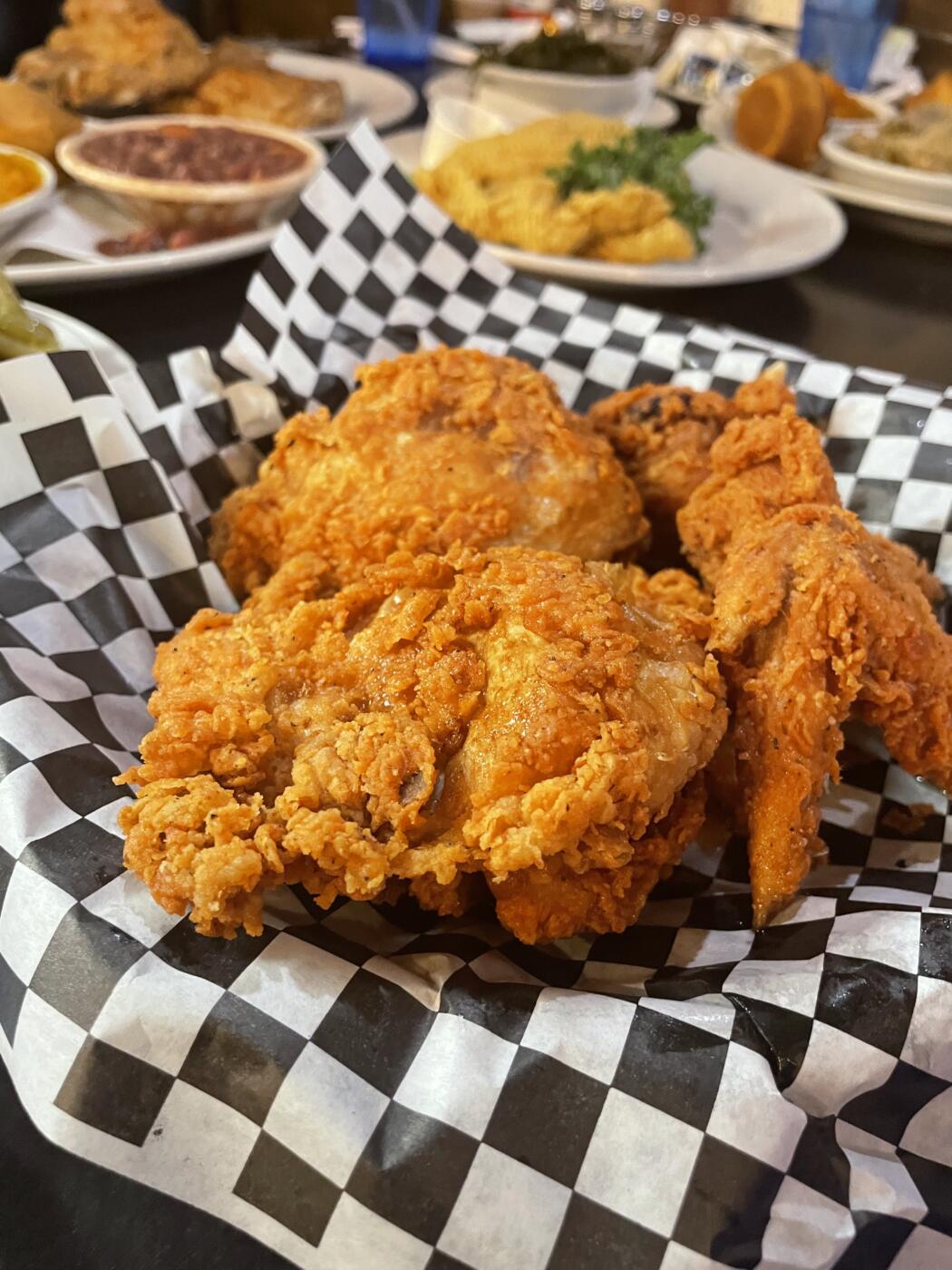 Fried chicken at Daley's Restaurant Chicago