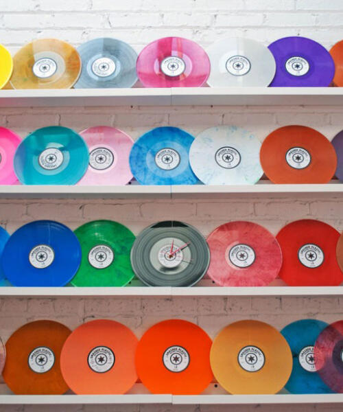 Smashed Plastic Record Pressing