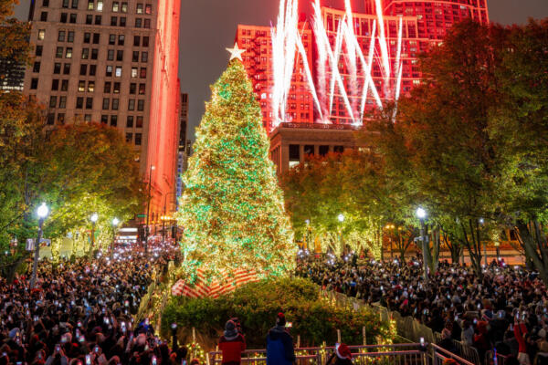 City of Chicago Christmas Tree Lighting Ceremony