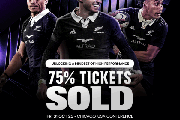 All Blacks Conferences 75% Tickets Sold TEG eDm 1080×1080