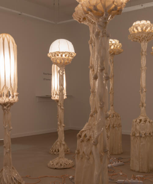 An installation view of an exhibit at Volume Gallery in Chicago