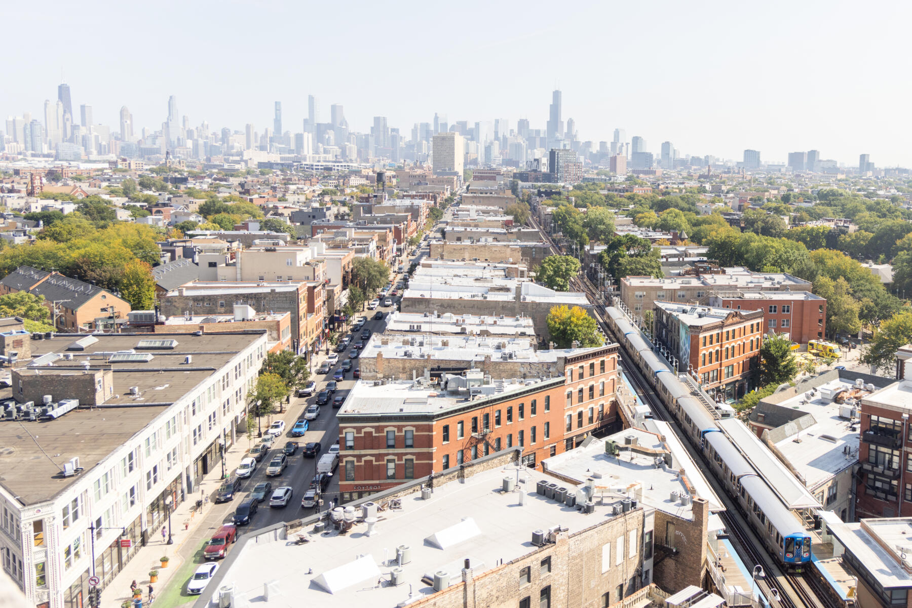 The Robey rooftop in Wicker Park; photo by Kathleen Hinkel