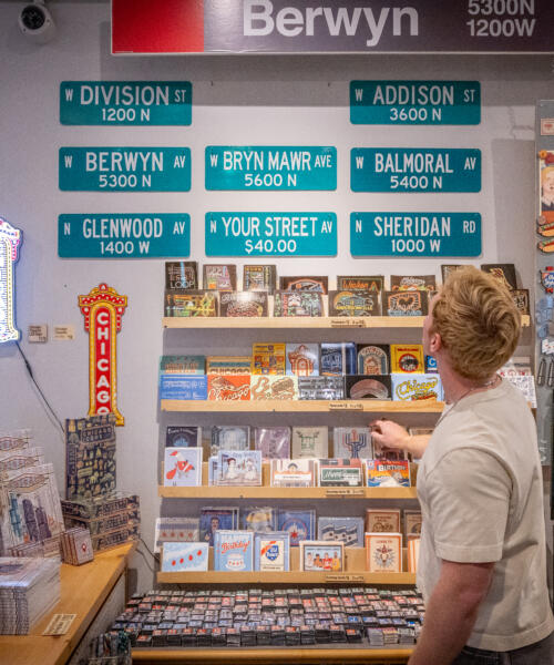 Transit Tees in Chicago's Andersonville neighborhood