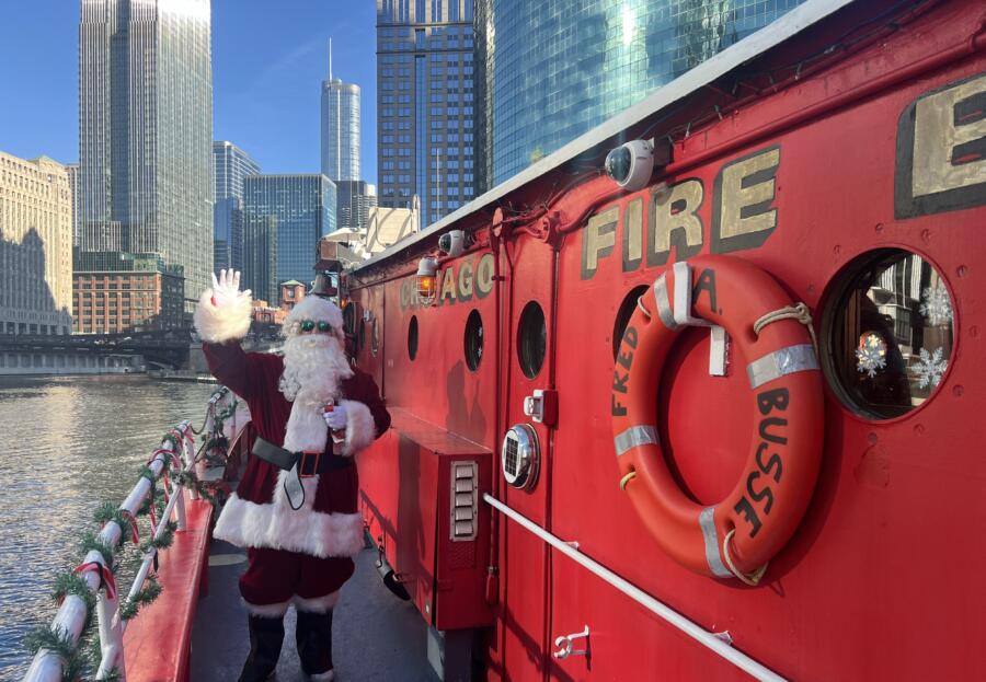 Chicago River Sleigh Rides with Santa!