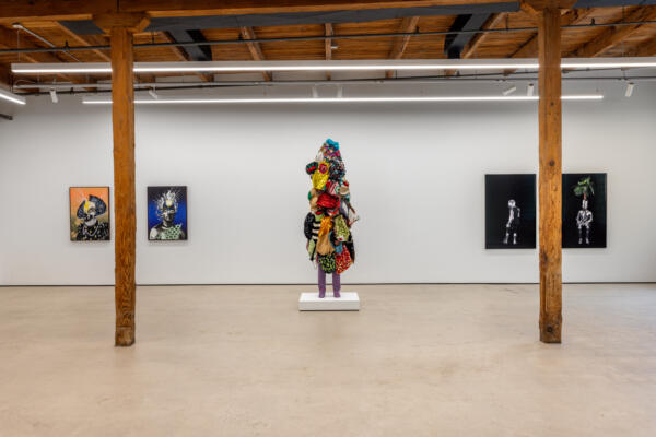 Thus masked, the world has a language. Courtesy of the artists and Mariane Ibrahim (Chicago, Paris, Mexico City) 2025 Install Image WEB 1