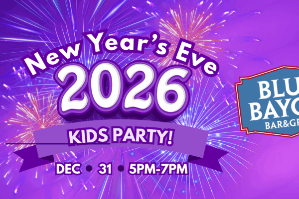 Kid’s New Year’s Eve at Blue Bayou!