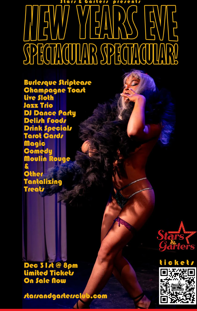 New Year’s Eve Spectacular Spectacular! – Stars & Garters