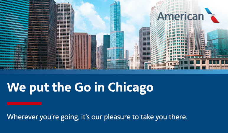 We put the Go in Chicago American Airlines Ad