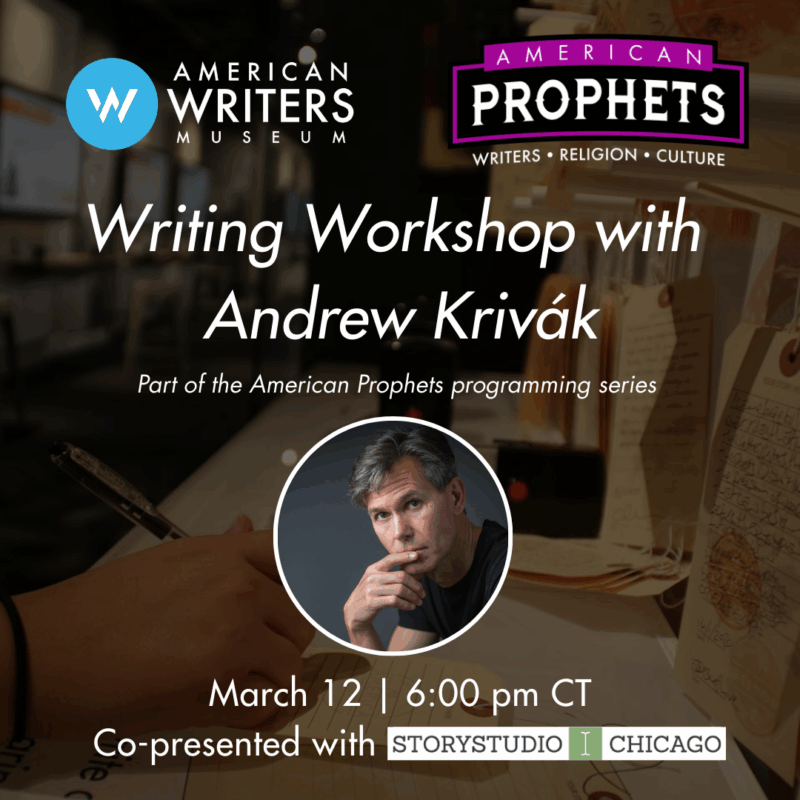 American Prophets Workshop: Writing Religion with Andrew Krivák