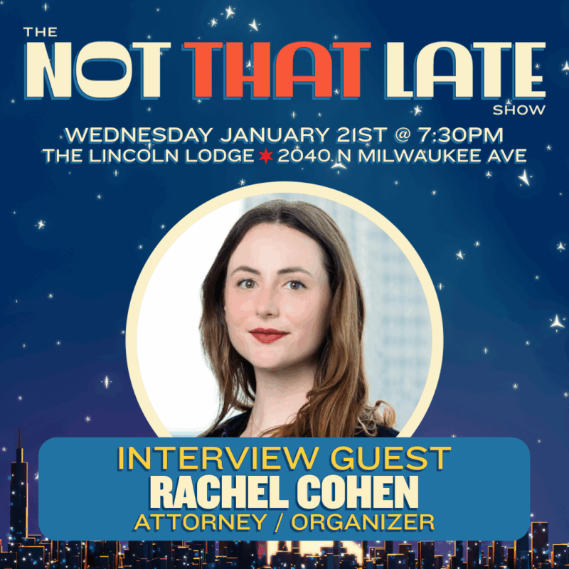 Rachel Cohen, Celebrated Lawyer and Online Personality, Hits Chicago’s Late Night Talk Show