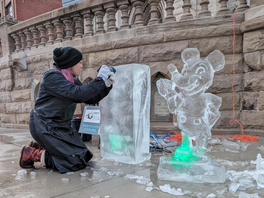 Live Ice Sculpting in Lakeview