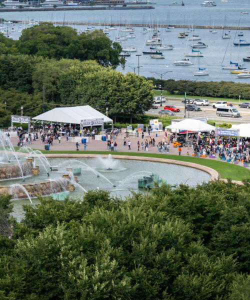 Taste of Chicago food festival in Grant Park