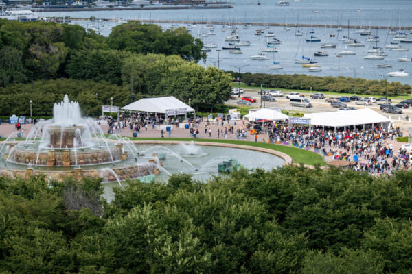 Taste of Chicago food festival in Grant Park