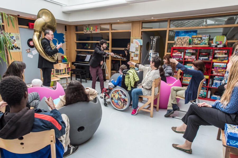 A performance during International Jazz Day