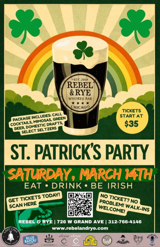 St. Patrick’s Day at Rebel & Rye