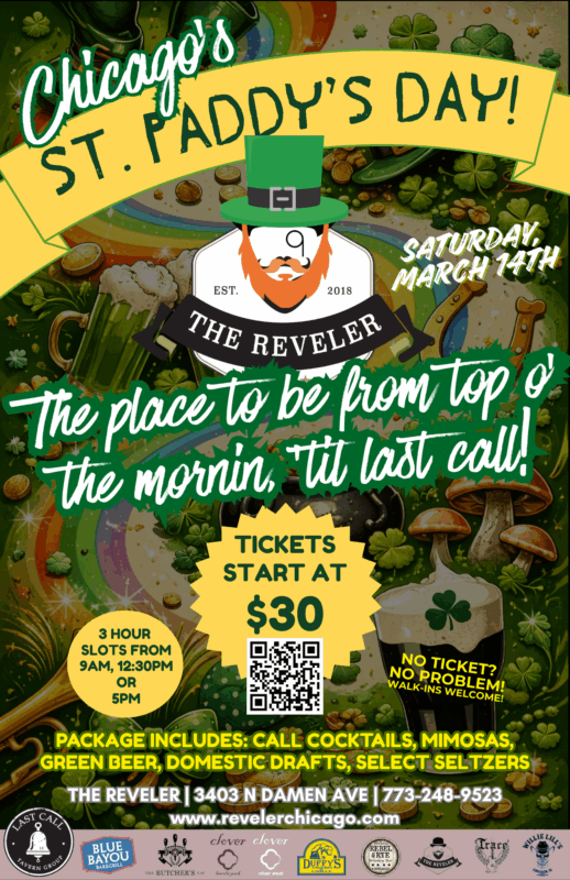 St. Patrick’s Day at The Reveler