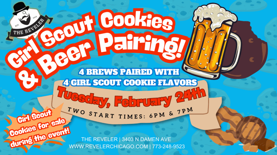 Girl Scout Cookie & Craft Beer Pairing at The Reveler