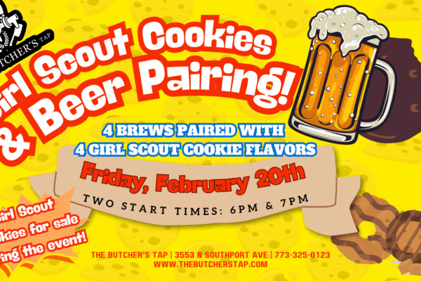 Girl Scout Cookie & Craft Beer Pairing at The Butcher’s Tap