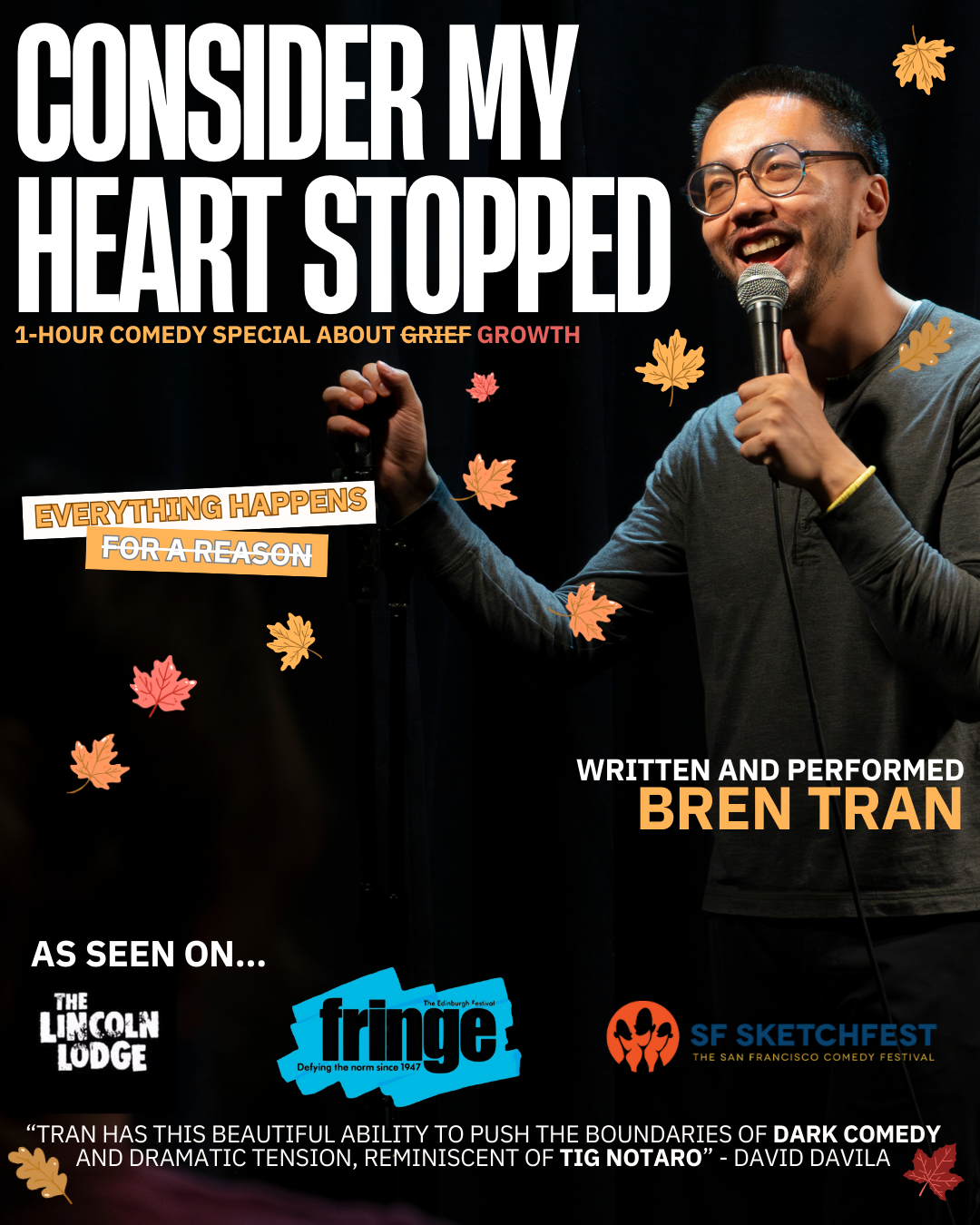 Brendan Tran WIP Comedy Special Promo Image