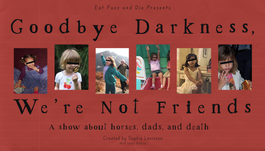 Goodbye Darkness, We’re Not Friends