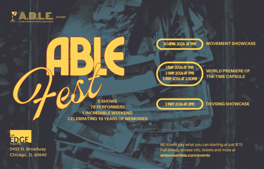 ABLEfest – celebrating 10 years of Artists Breaking Limits & Expectations