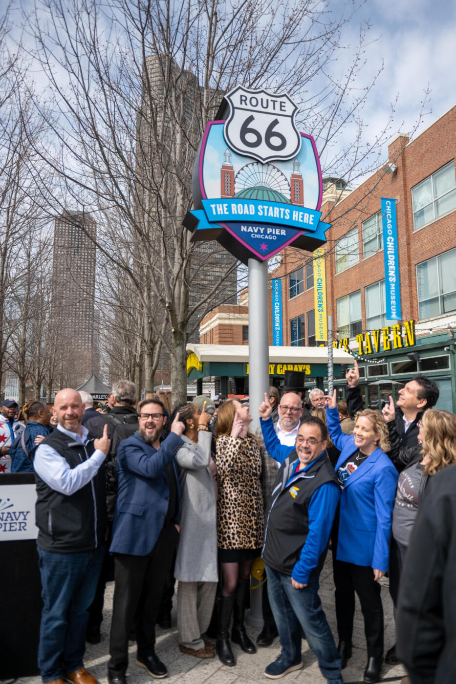 Route 66 Sign Dedication: