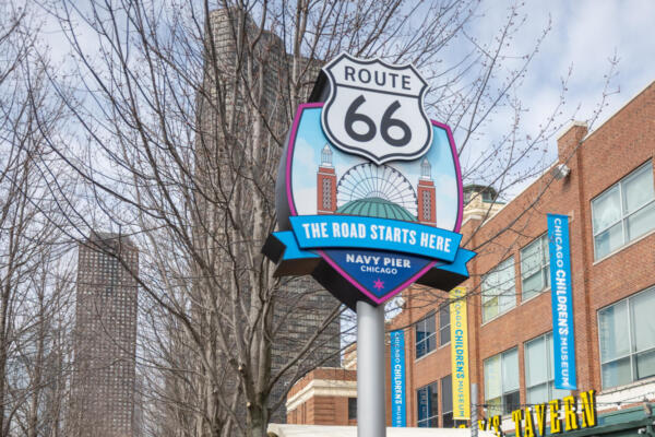 Route 66 Sign Dedication: