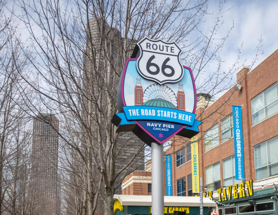 Route 66 Sign Dedication
