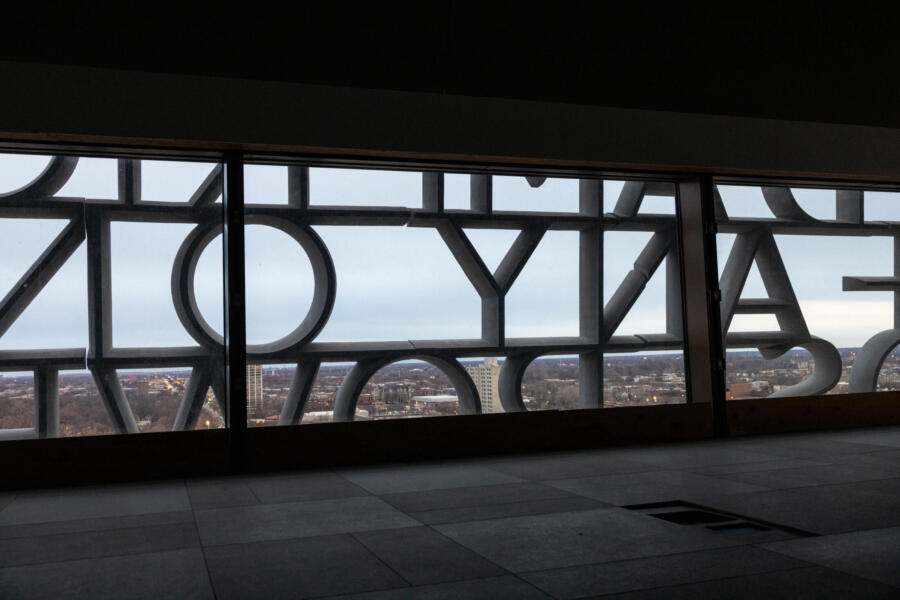 The skyline view from the Obama Presidential Center