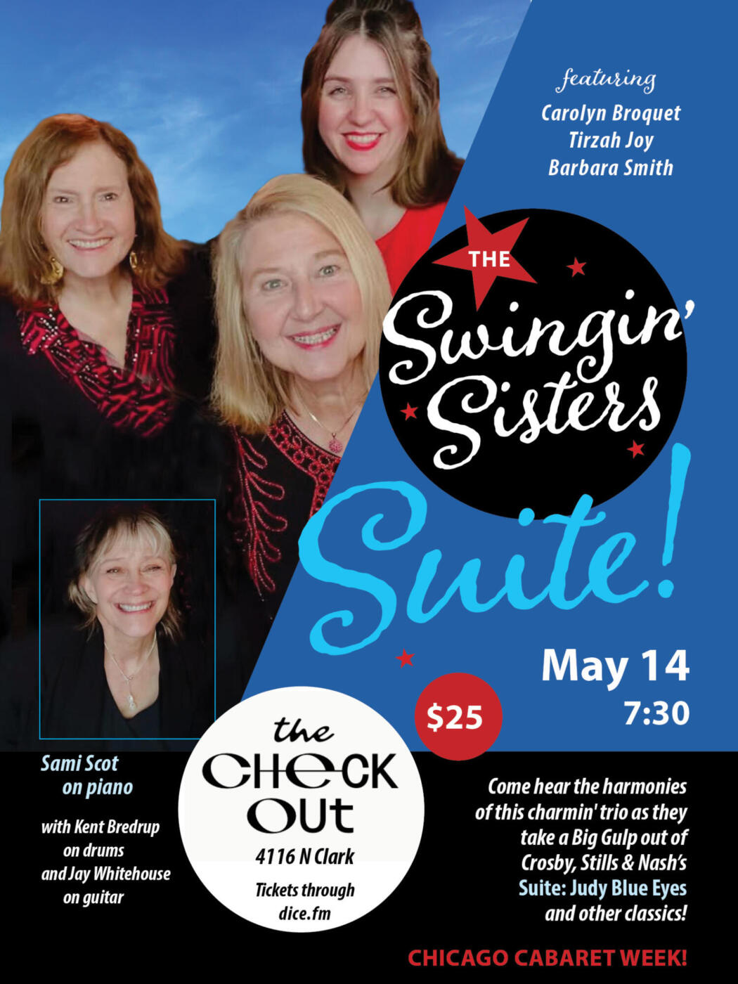 Swingin’ Sisters CCW Poster 2026