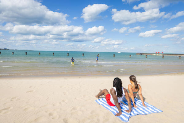 Beach North Avenue lakefront