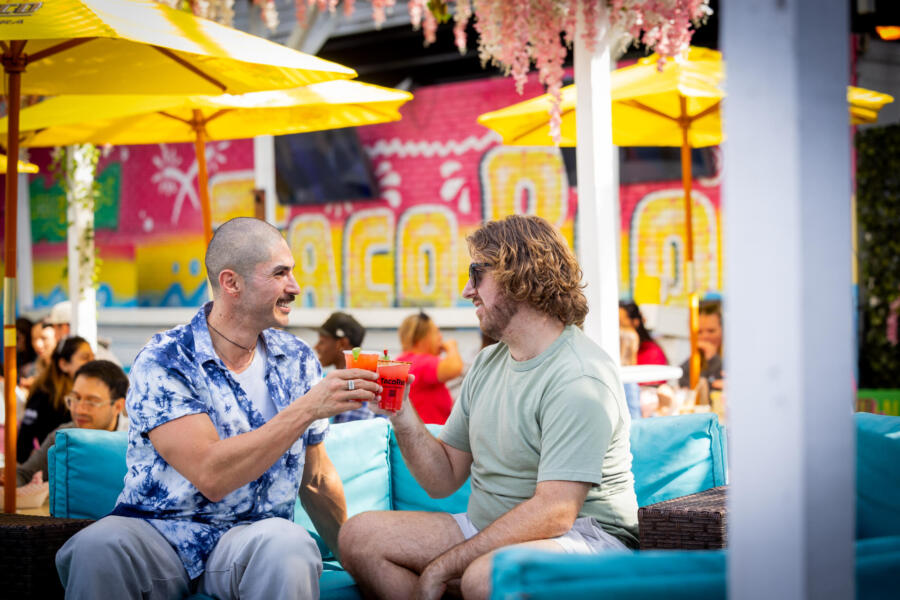 Chicago Riverwalk in summer