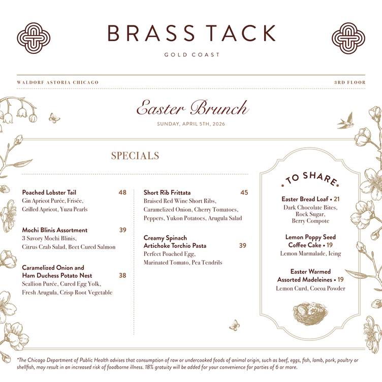 Easter Brunch at Brass Tack