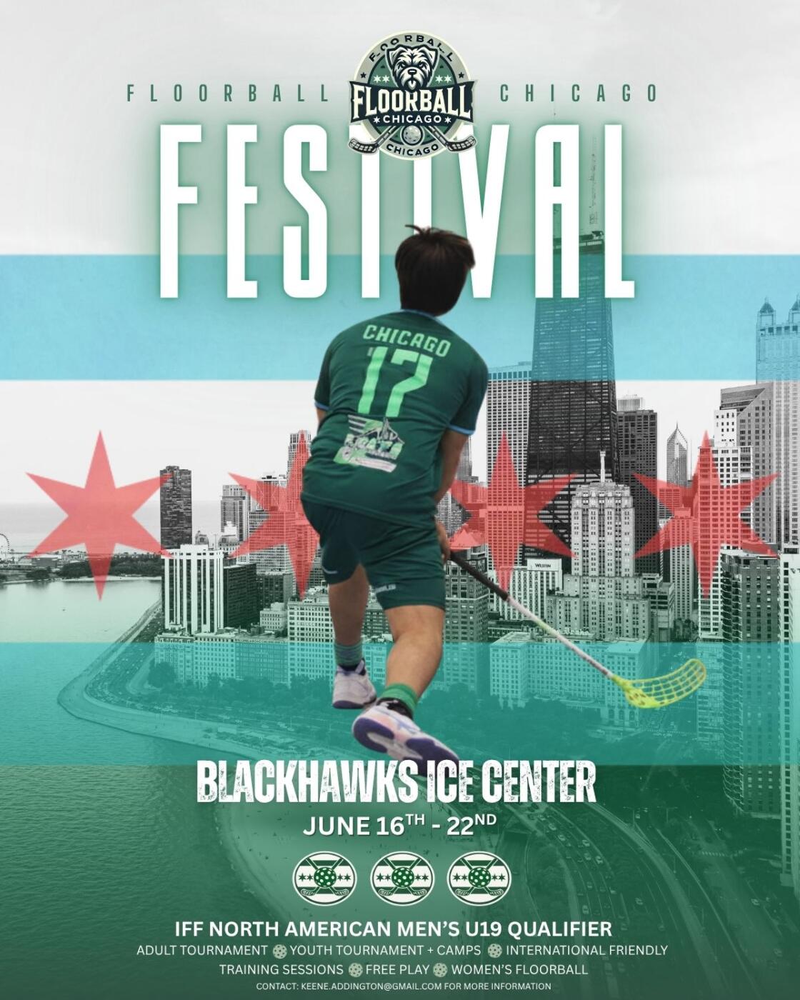 Floorball Festival Flyer (4 x 5 in)