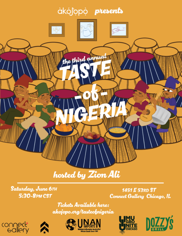 Àkójọpọ̀ Presents: 3rd Annual Taste of Nigeria: African Art Music Fundraiser Night