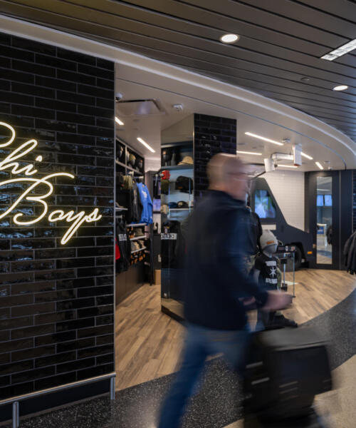 ChiBoys storefront in O'Hare International Airport in Chicago