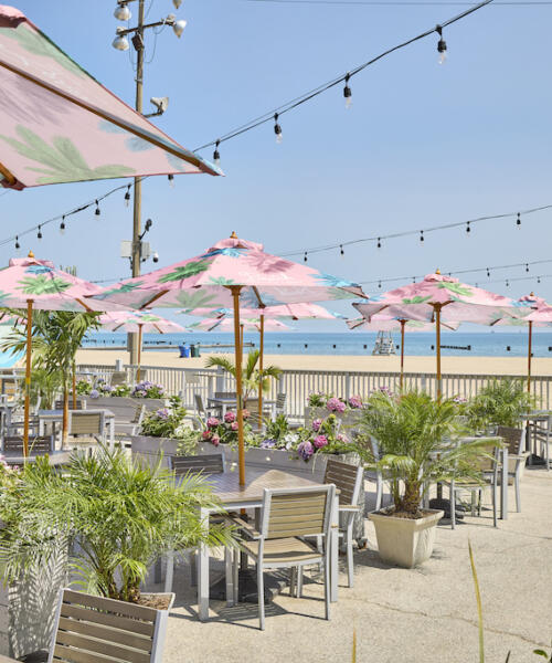 Beachfront restaurants