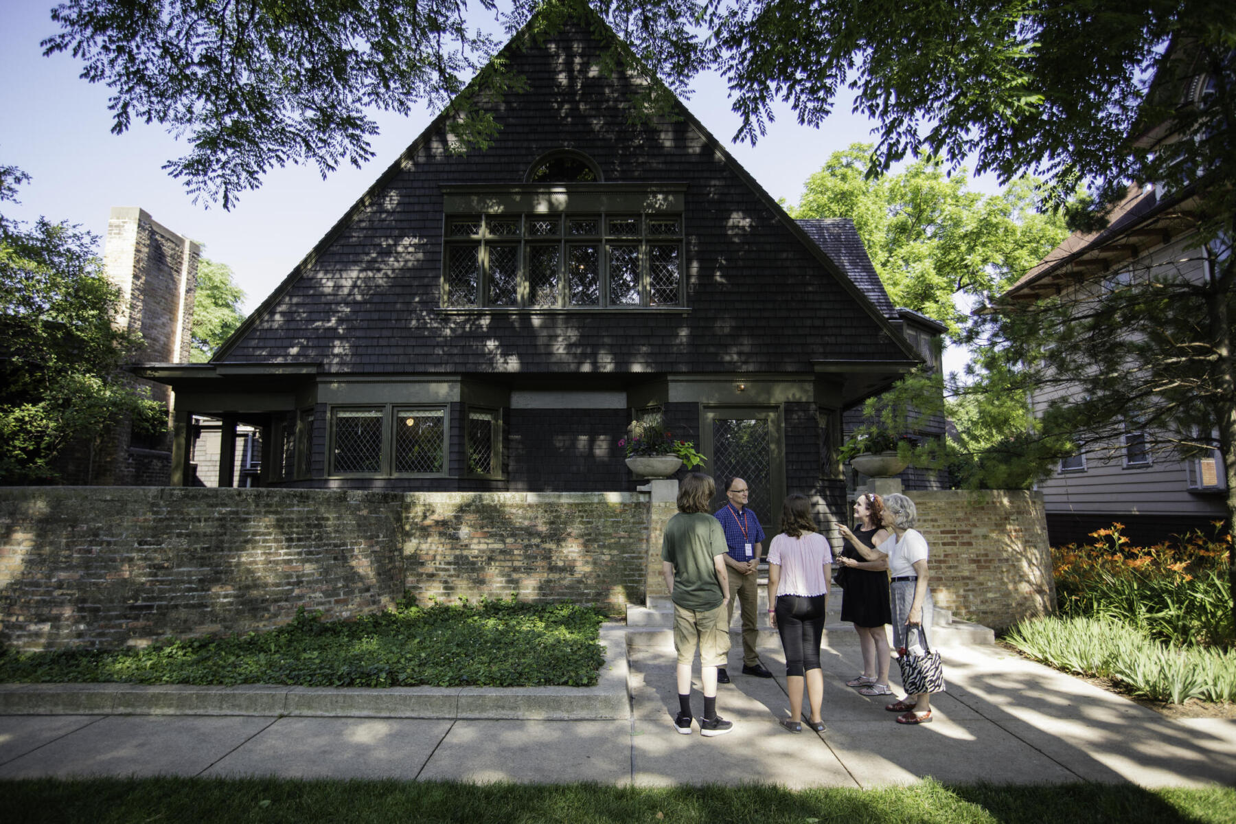 Frank Lloyd Wright house;