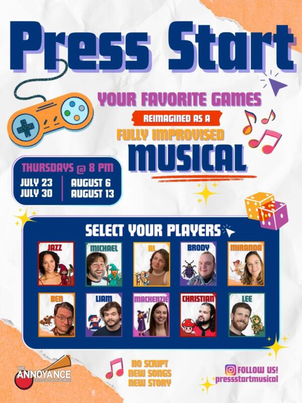 Press Start: An Improvised Musical